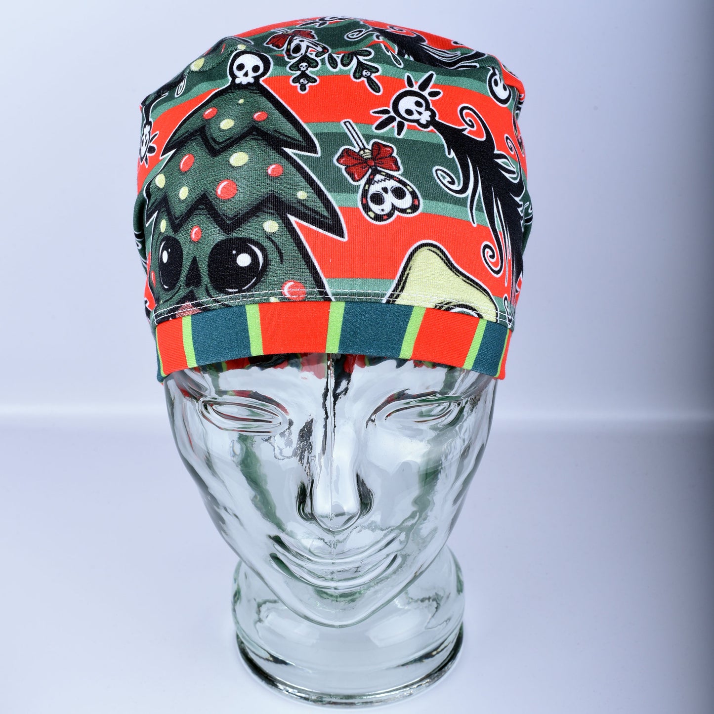 Creepy Christmas Scrub Cap