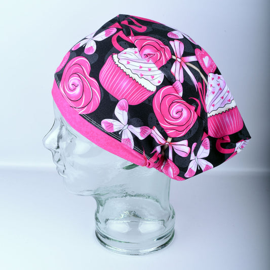 Cupcakes Lollipops Scrub Cap