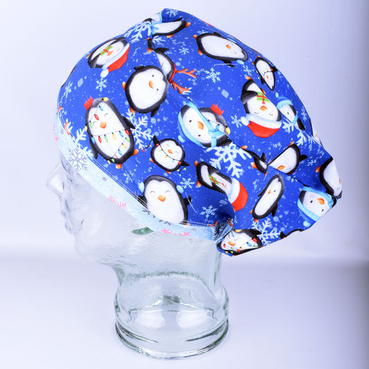 Cute Penguins Scrub Cap