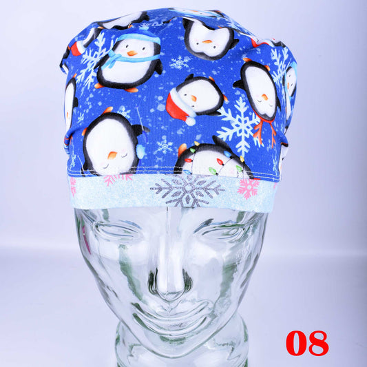 Cute Penguins Scrub Cap