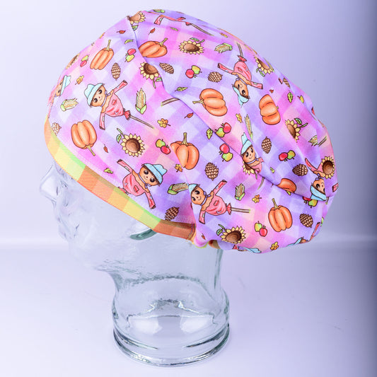 Cute Scarecrows Scrub Cap