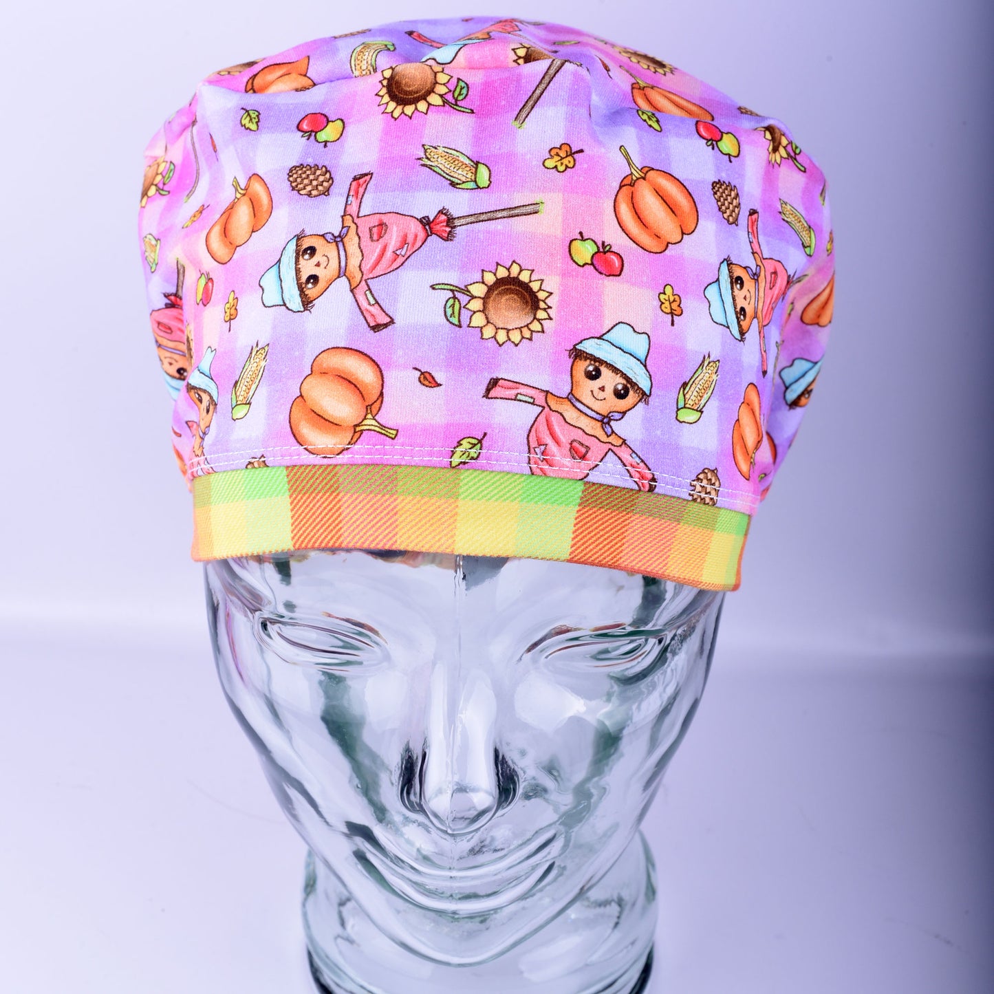 Cute Scarecrows Scrub Cap