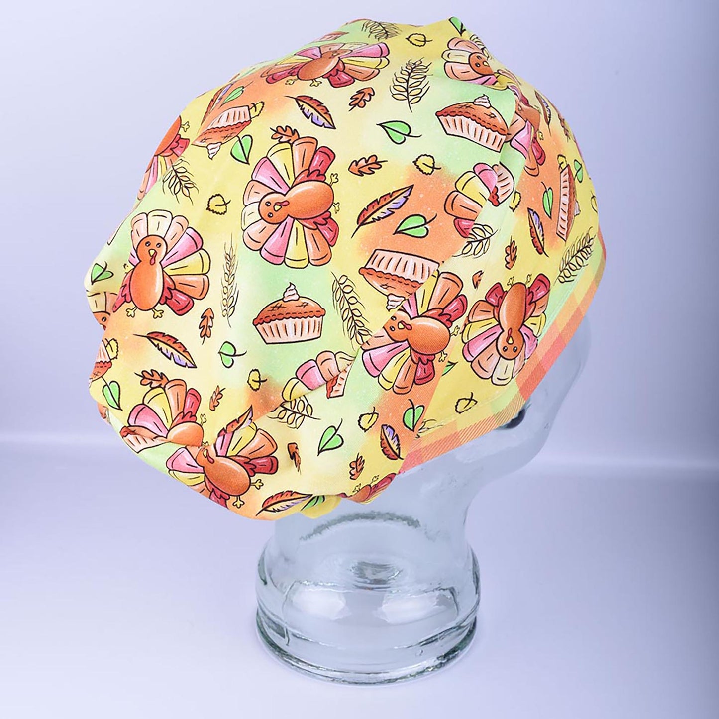Cute Turkeys Scrub Cap