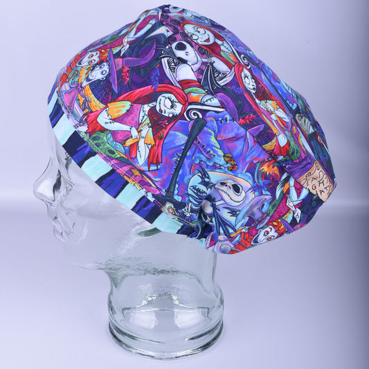 Deadly Skeletons Scrub Cap