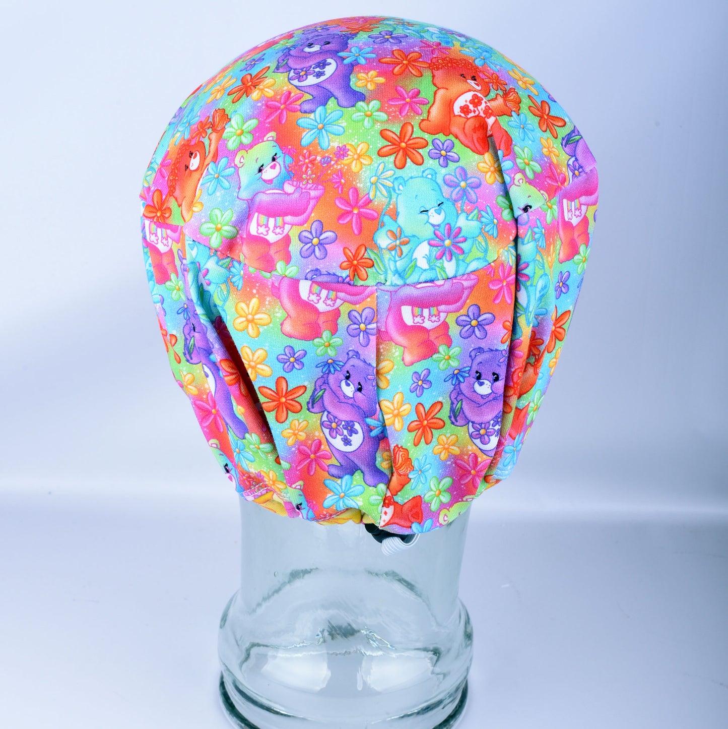 Flowers and Bears Scrub Cap