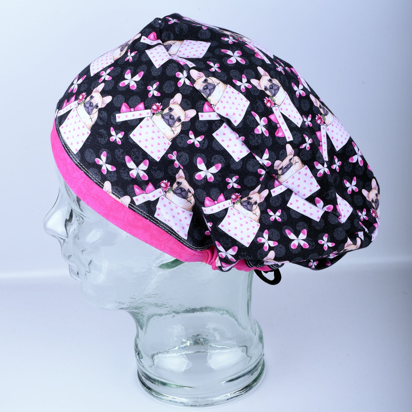Frenchie Dogs Scrub Cap