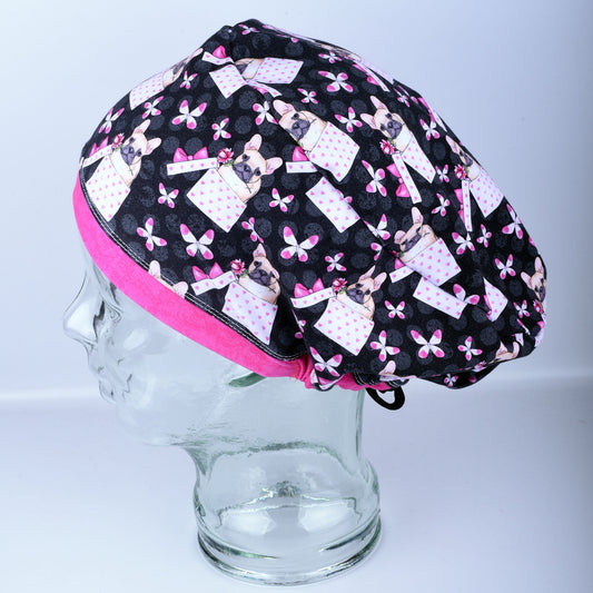 Frenchie Dogs Scrub Cap