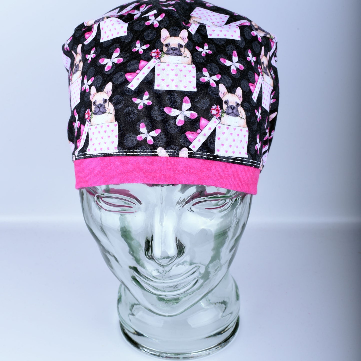 Frenchie Dogs Scrub Cap
