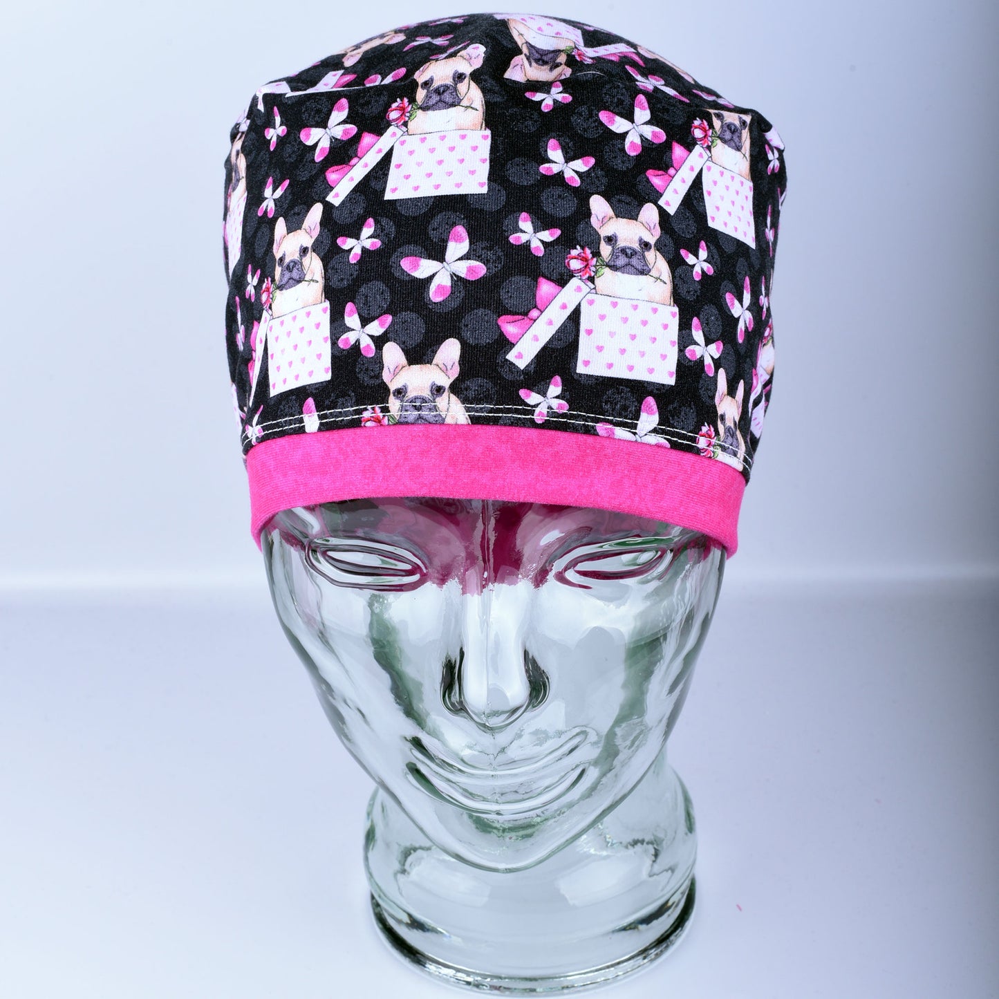 Frenchie Dogs Scrub Cap