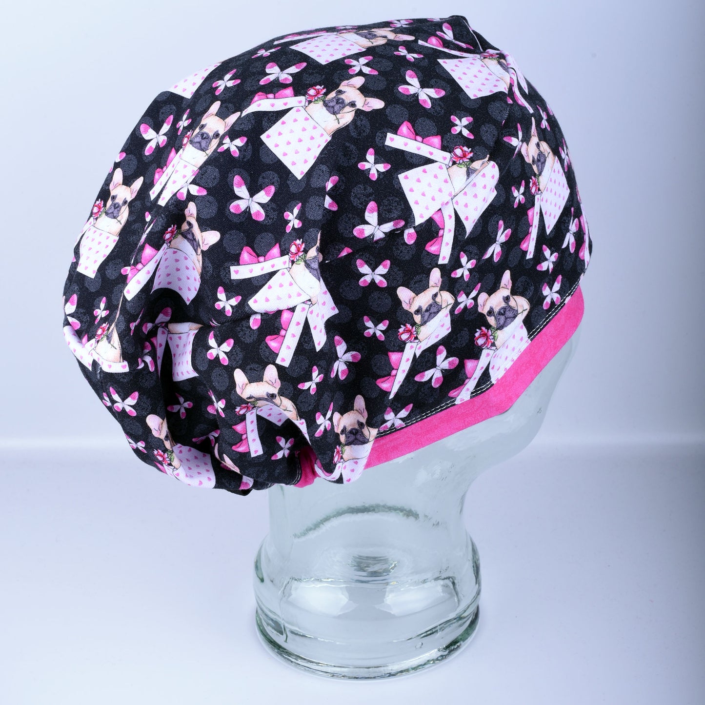 Frenchie Dogs Scrub Cap
