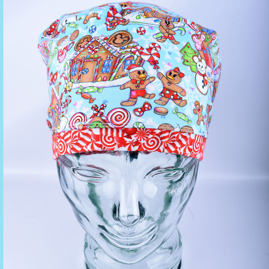 Gingerbread Friends Scrub Cap