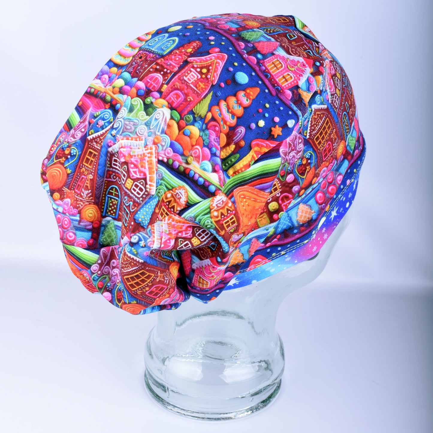 Gingerbread House Scrub Cap