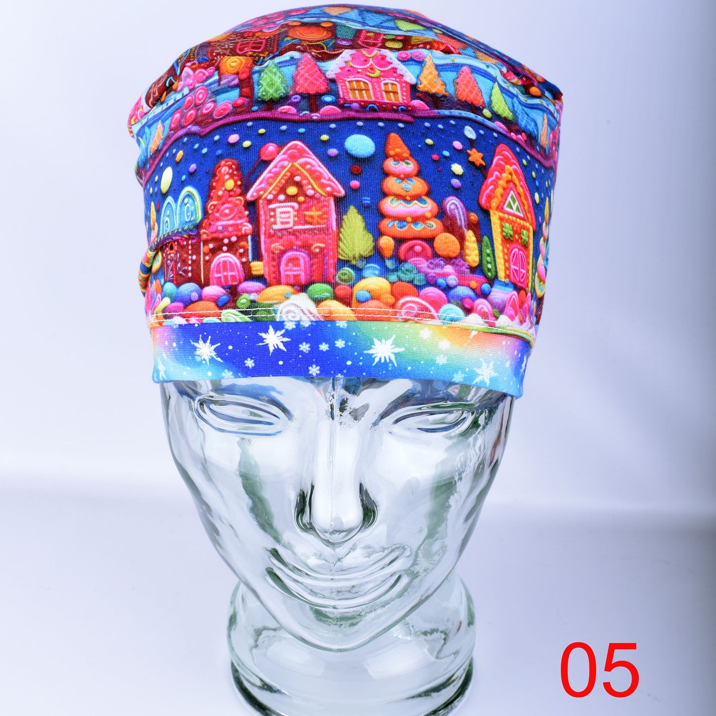 Gingerbread House Scrub Cap