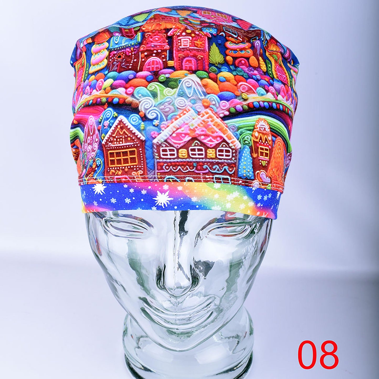 Gingerbread House Scrub Cap