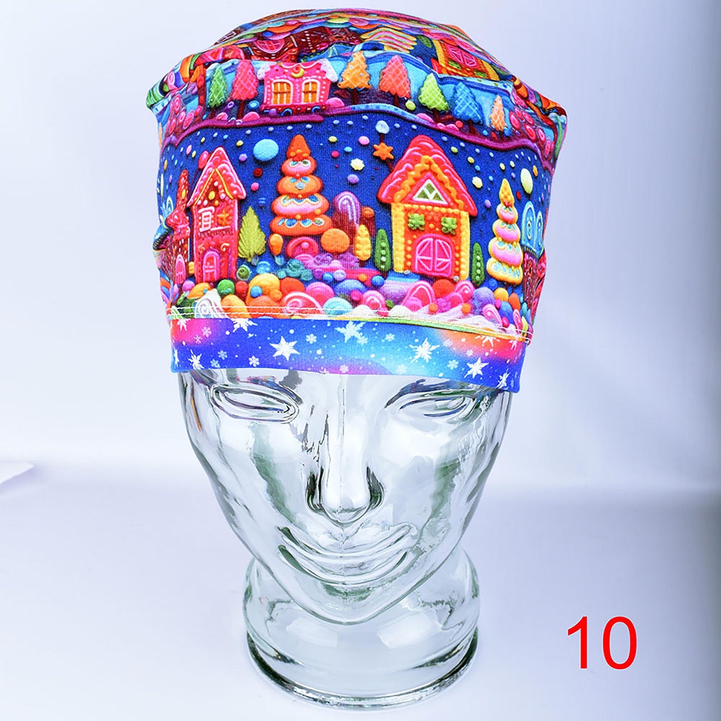 Gingerbread House Scrub Cap
