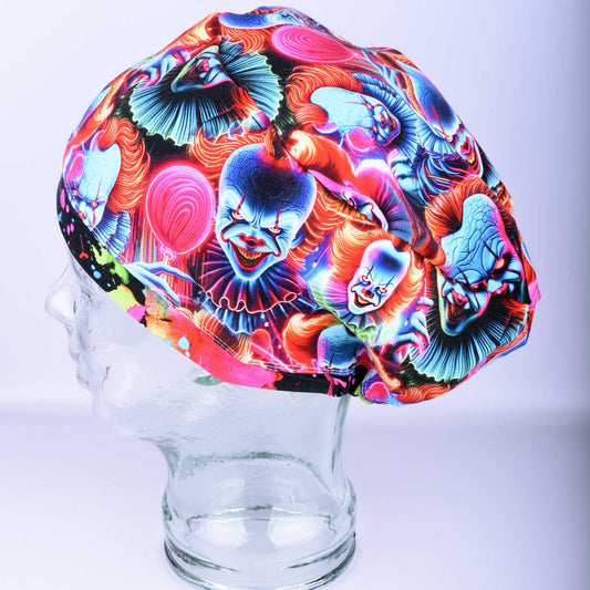 Halloween Clowns Scrub Cap
