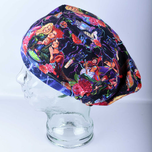 Halloween Sisters Scrub Cap