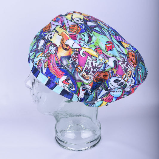 Halloween Skeletons Scrub Cap