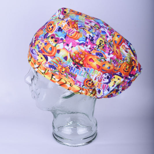 Happy Halloween Scrub Cap