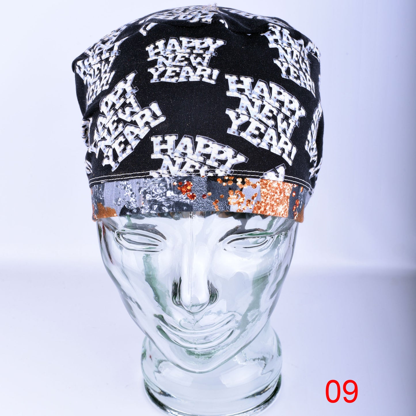 Happy New Year Scrub Cap