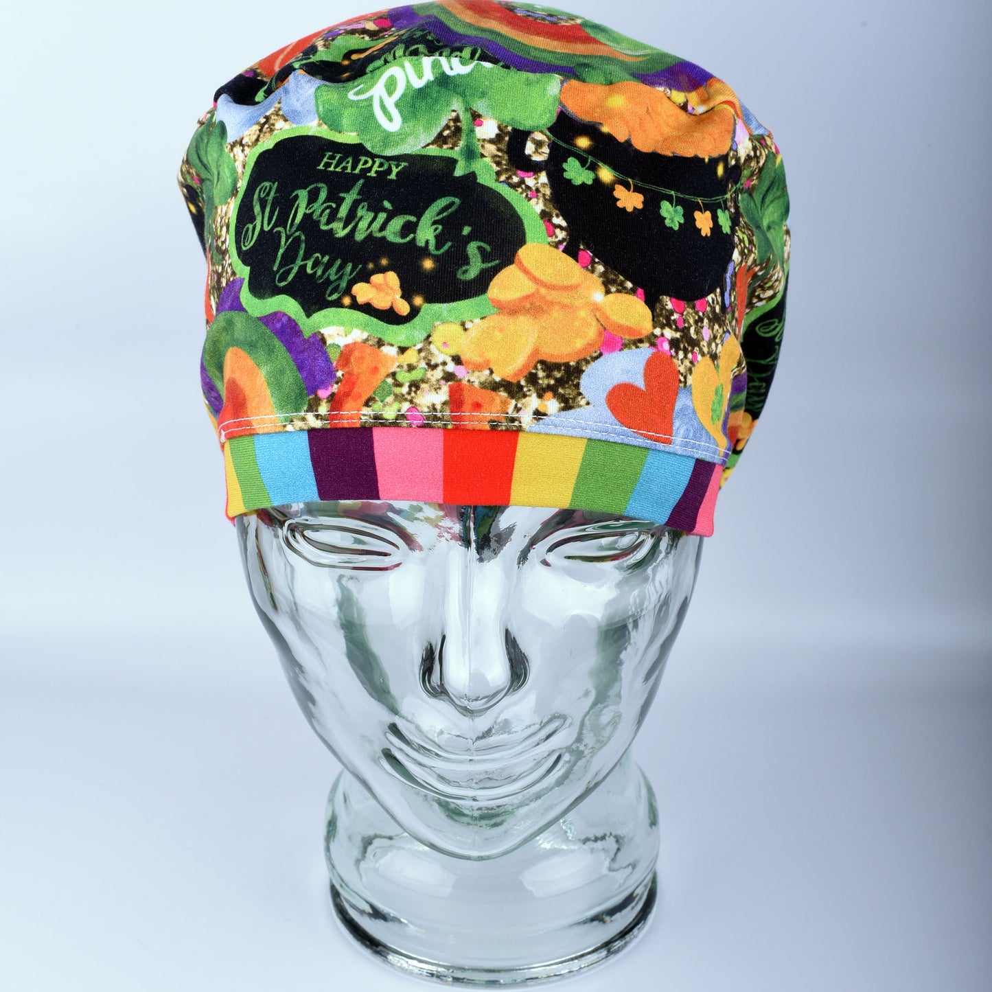 Happy St Patricks Scrub Cap