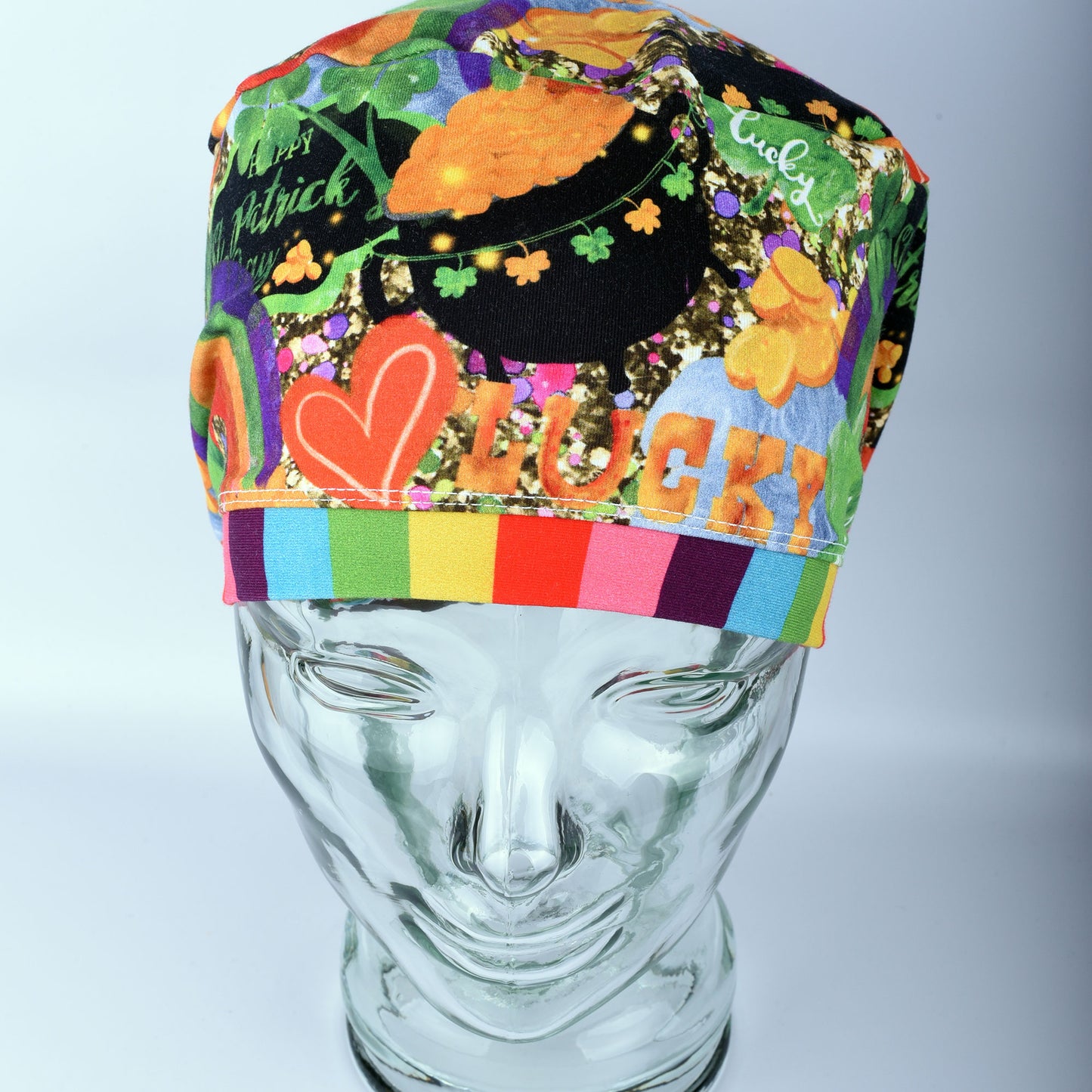 Happy St Patricks Scrub Cap