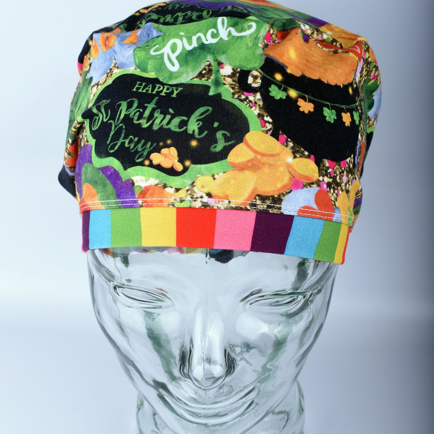 Happy St Patricks Scrub Cap