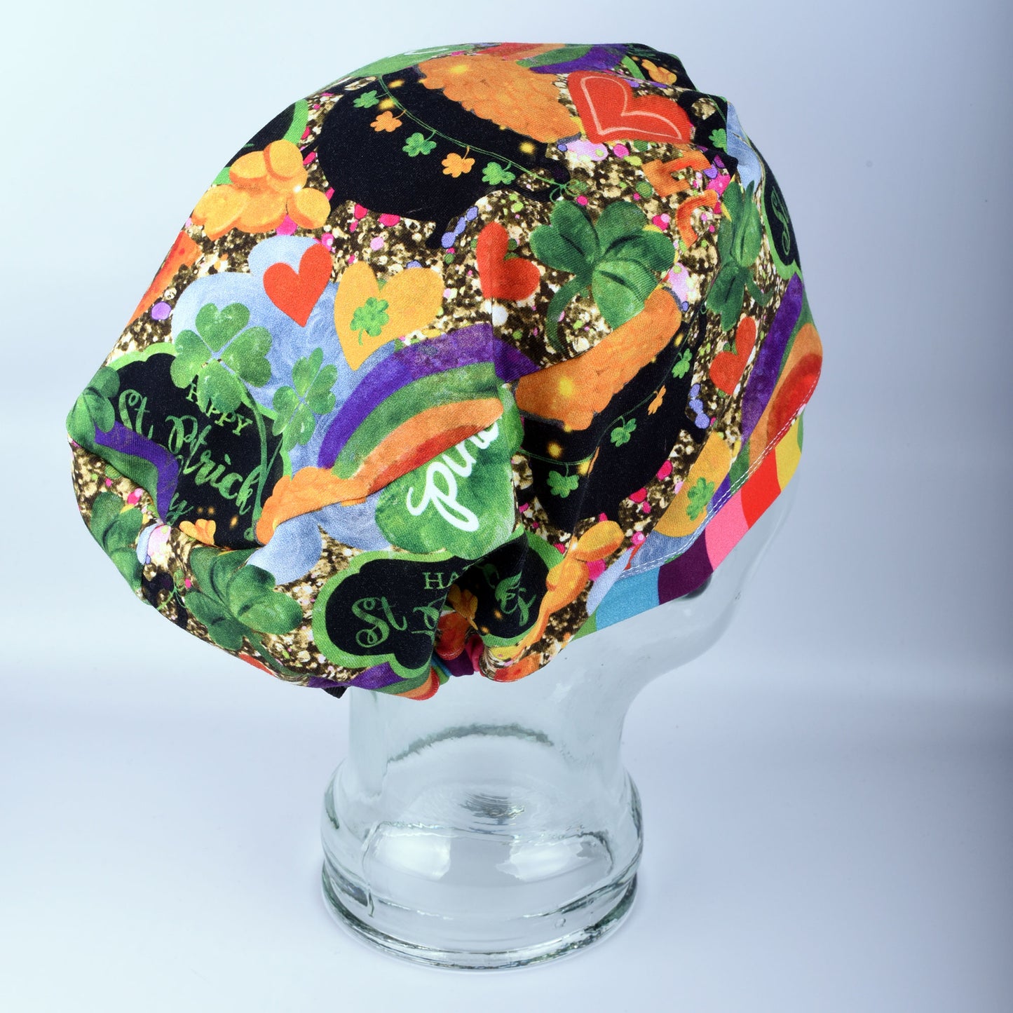 Happy St Patricks Scrub Cap