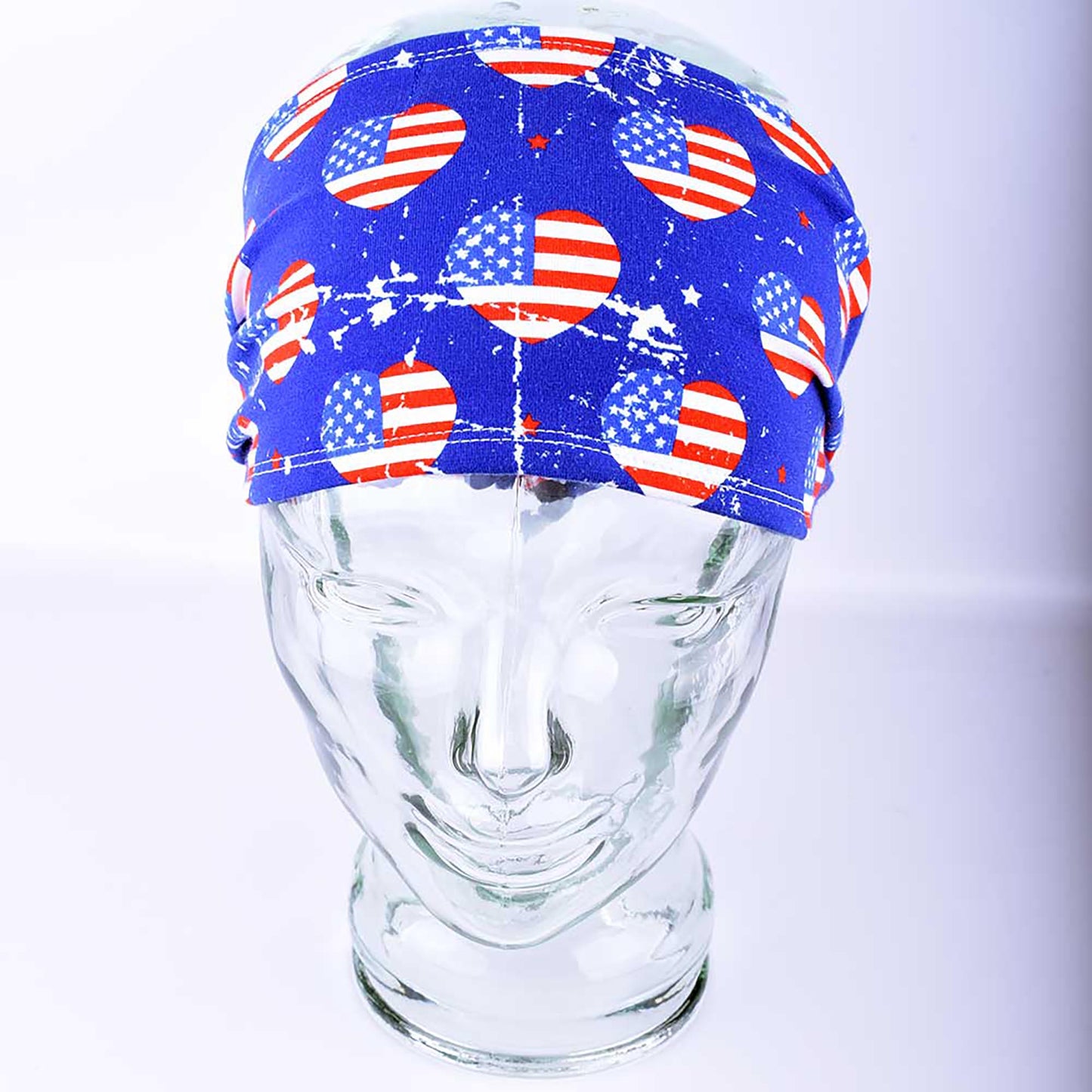 Heart Flags Wide Headband