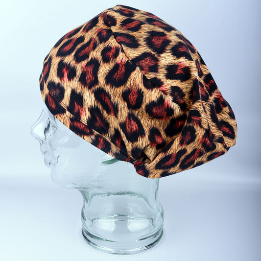 Leopard Cheetah Scrub Cap