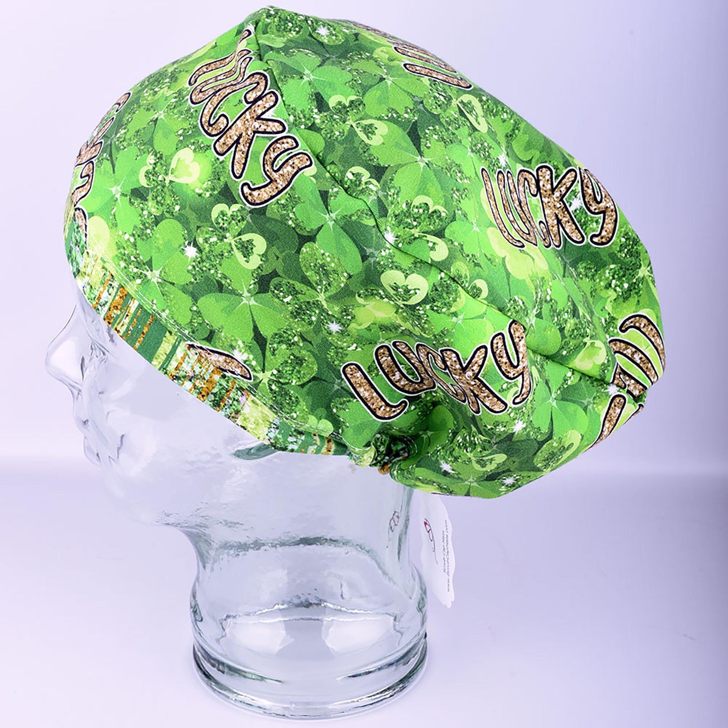 Lucky Clovers Scrub Cap