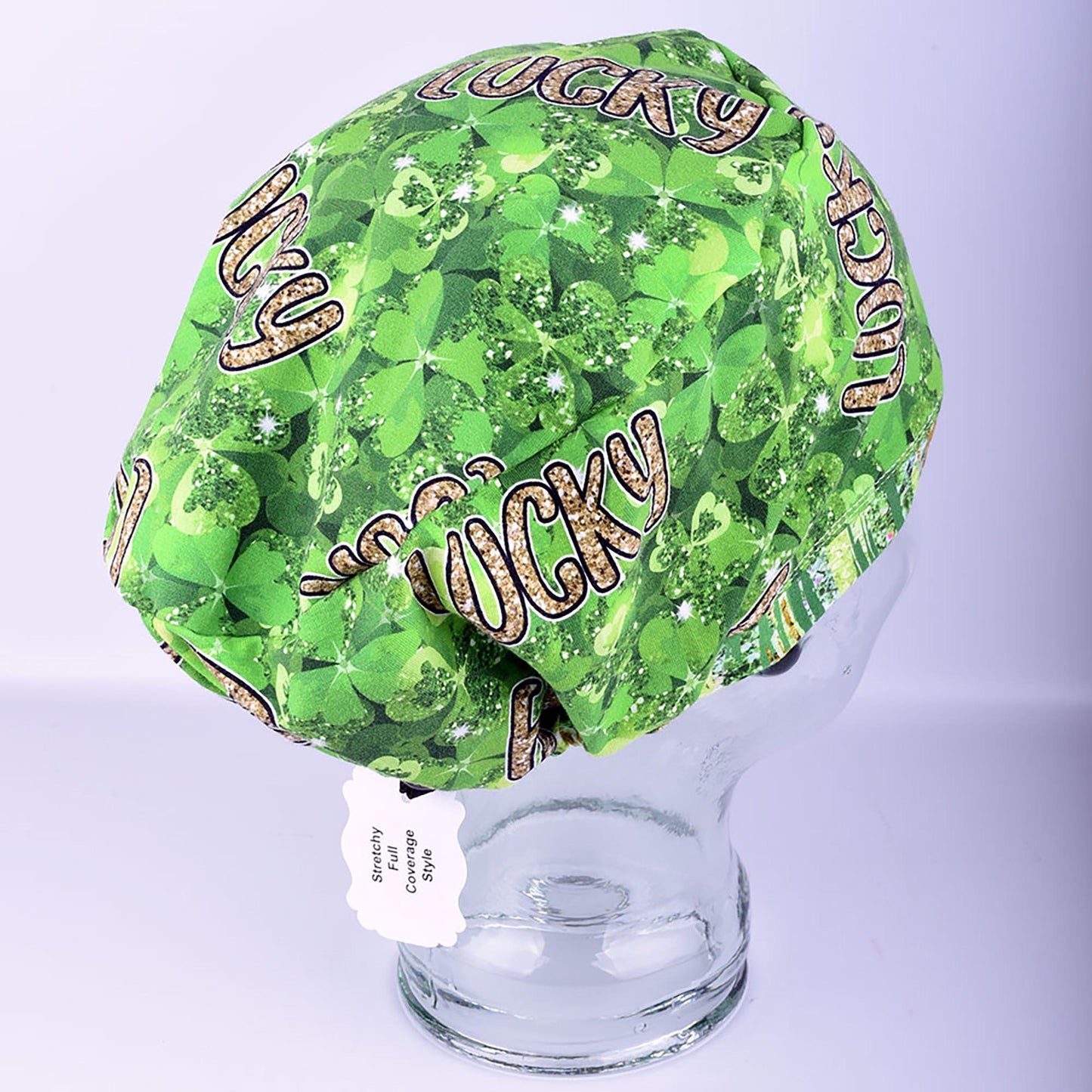 Lucky Clovers Scrub Cap