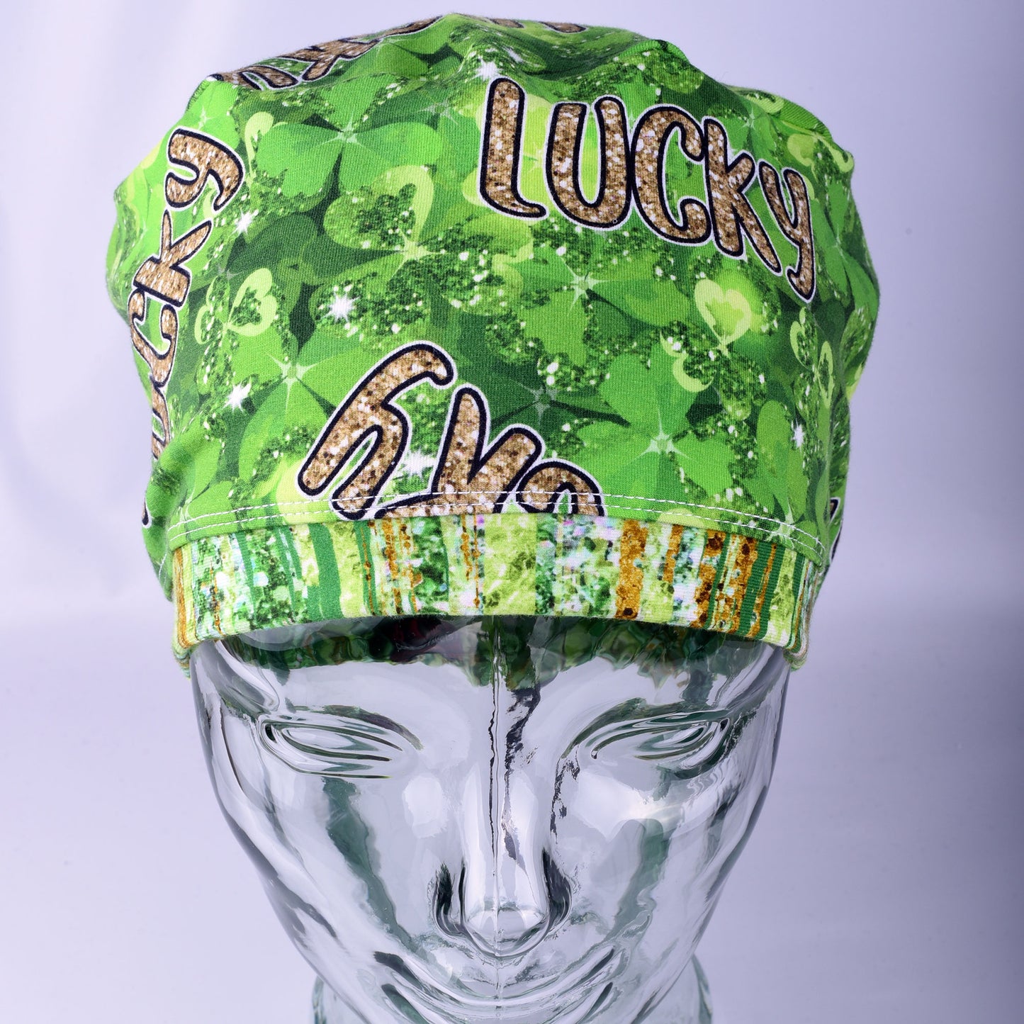 Lucky Clovers Scrub Cap