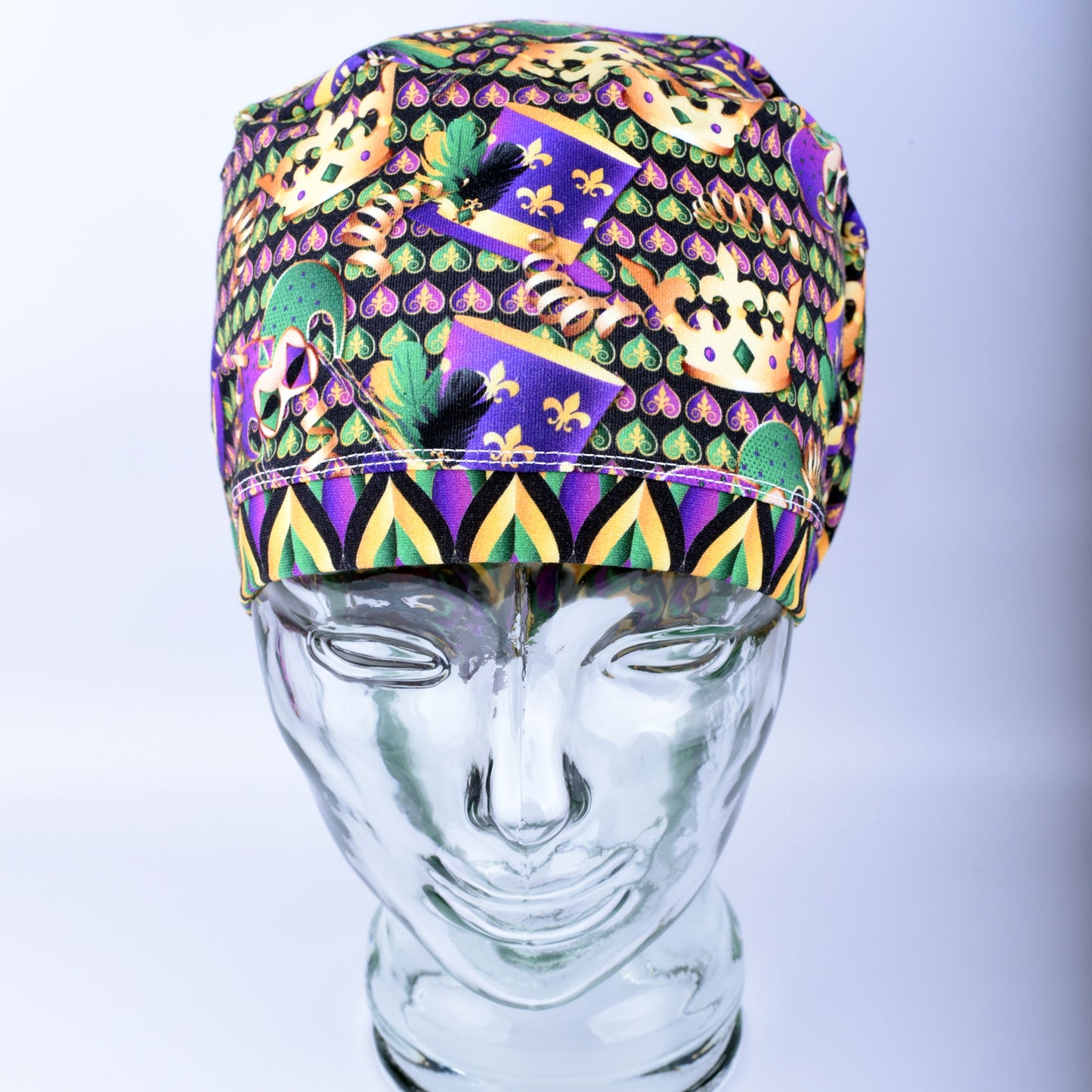 Mardi Gras Party Scrub Cap