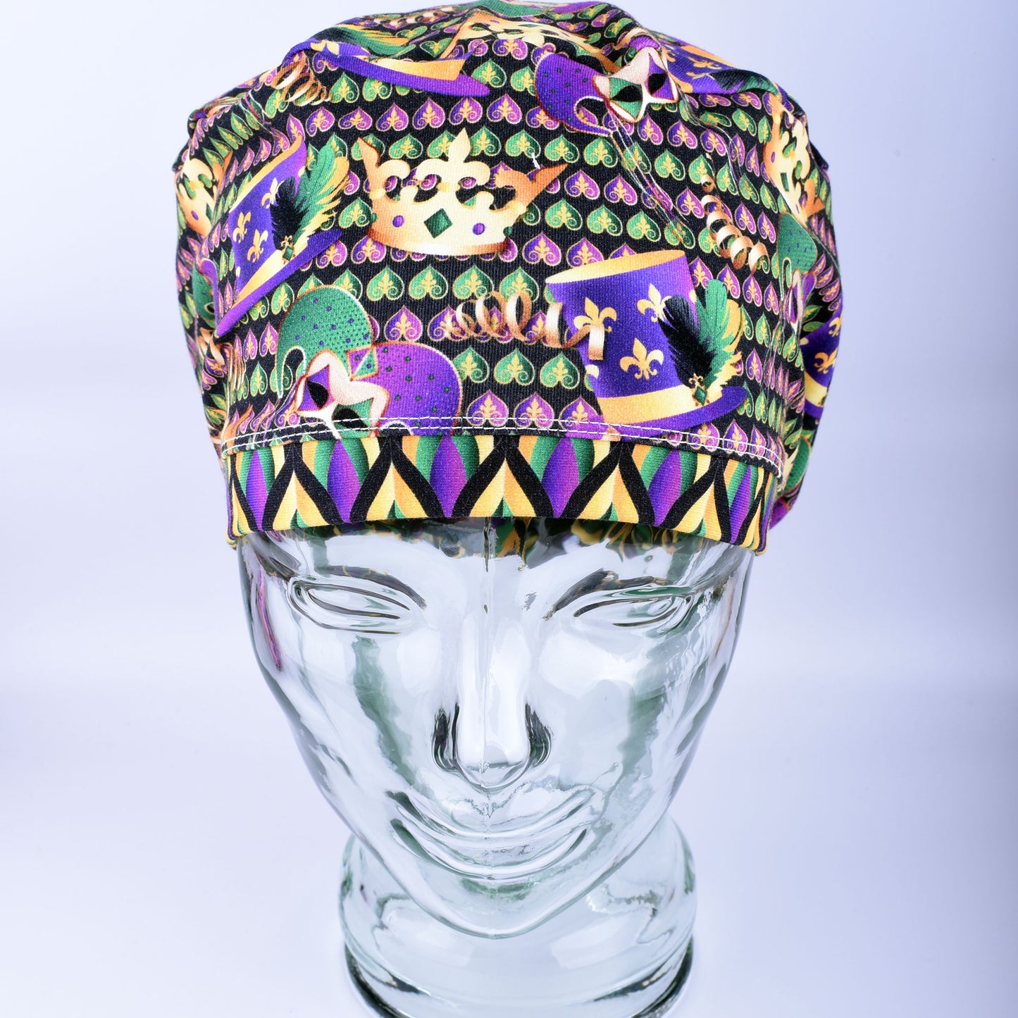 Mardi Gras Party Scrub Cap