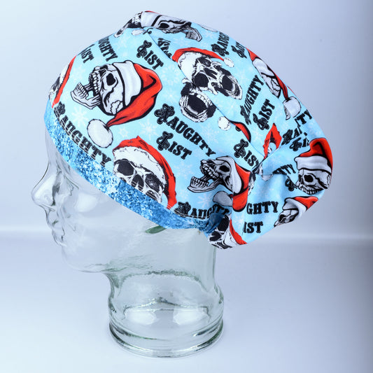 Naughty List Scrub Cap