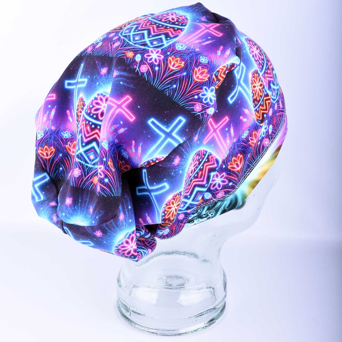 Neon Easter Scrub Cap