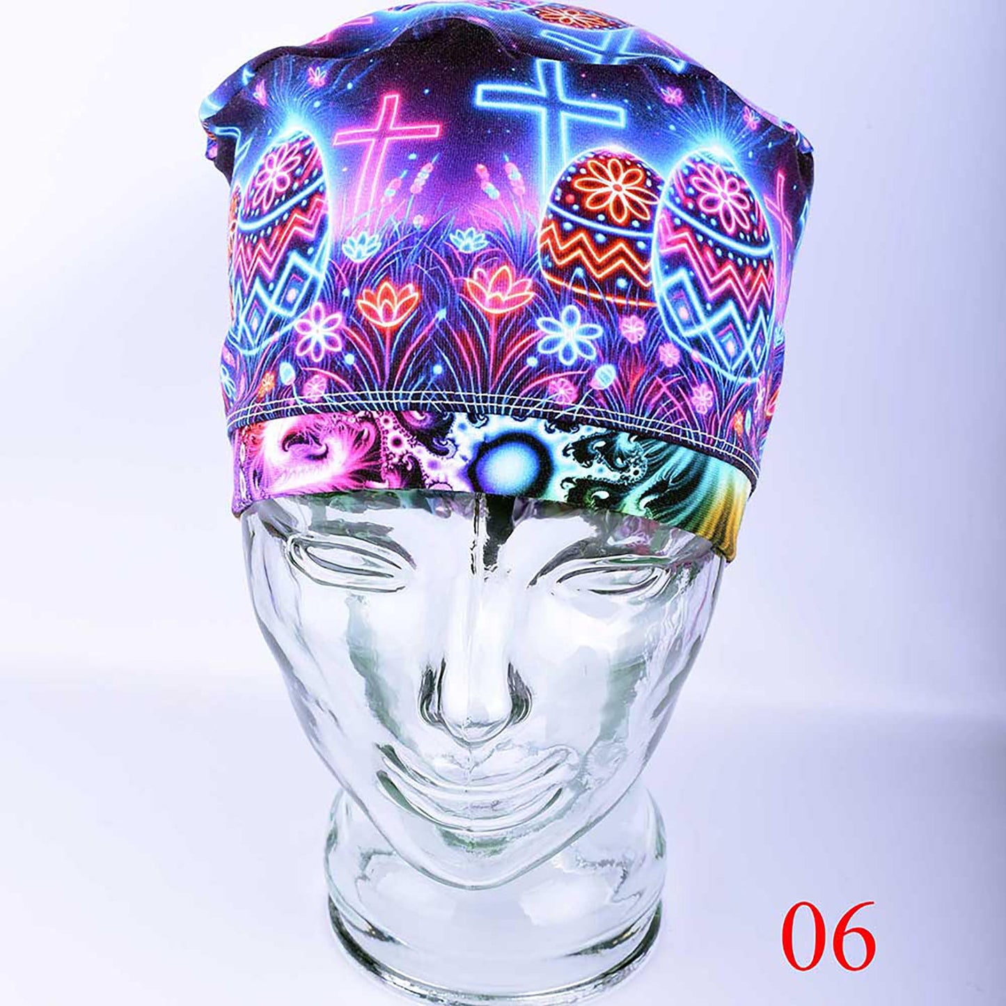 Neon Easter Scrub Cap
