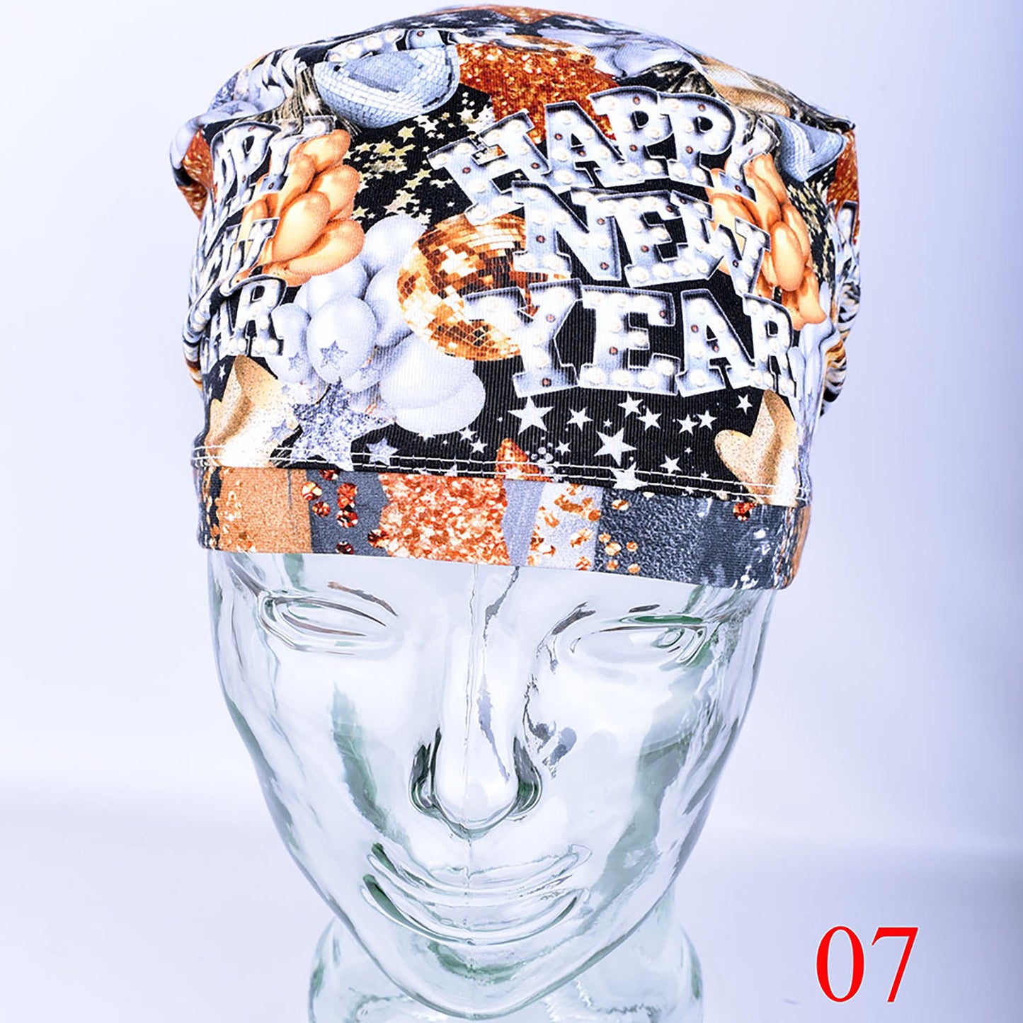 New Year Scrub Cap