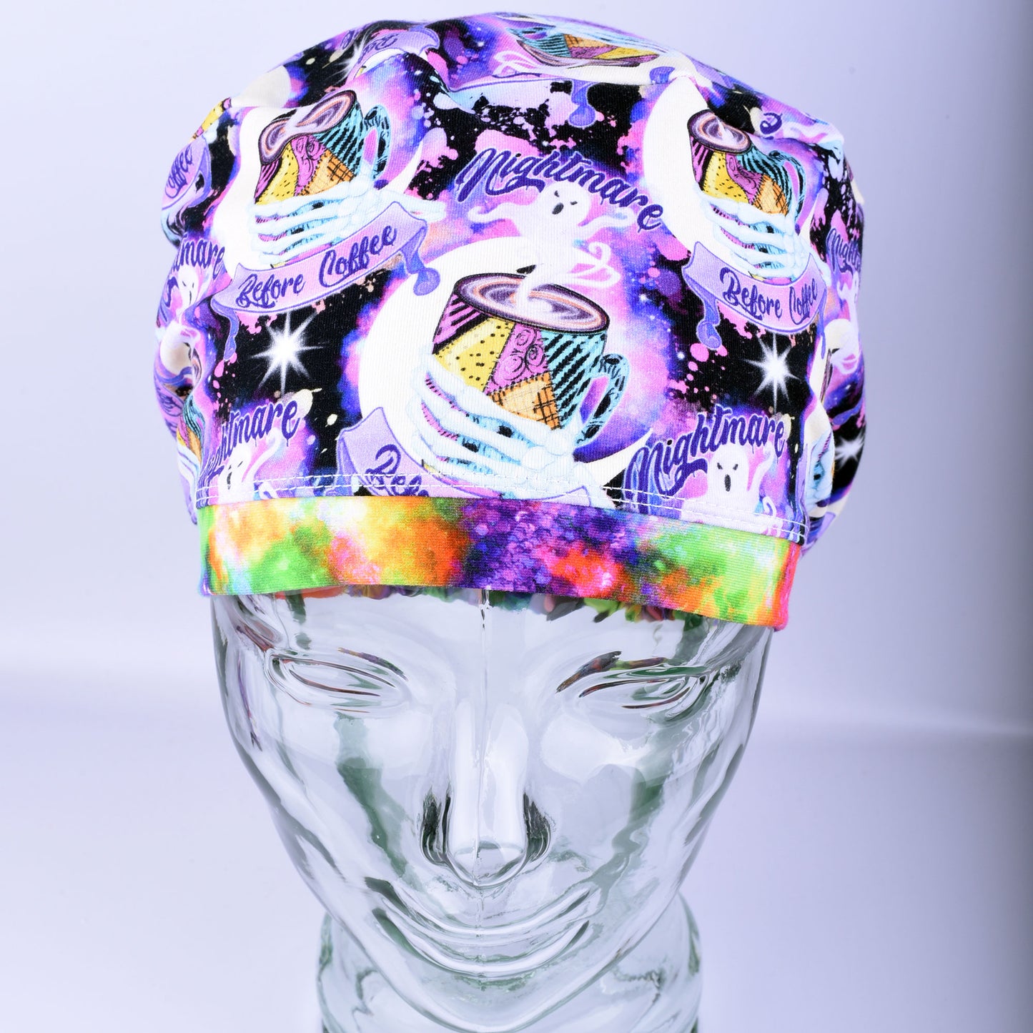 Nightmare Before Coffee Scrub Cap