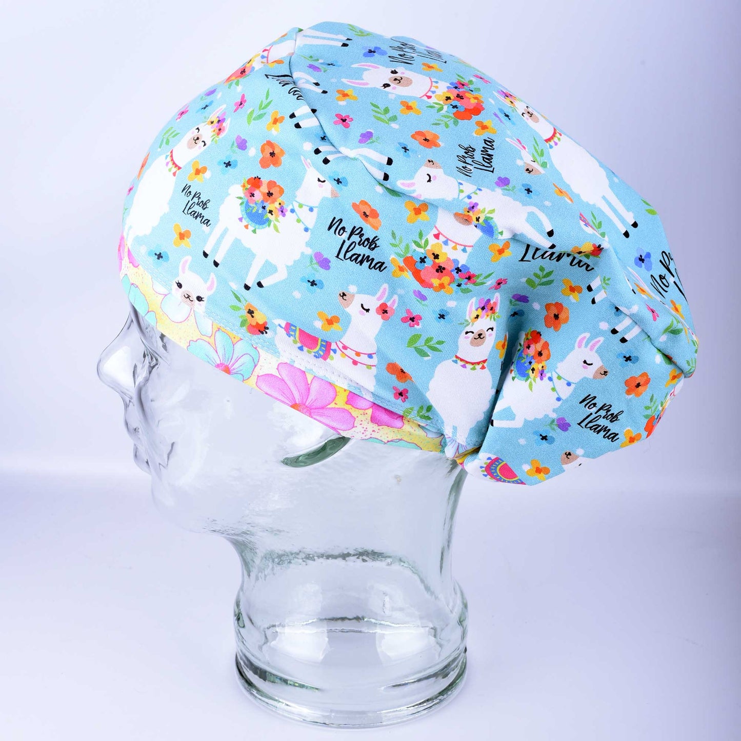 No Prob Llama Scrub Cap