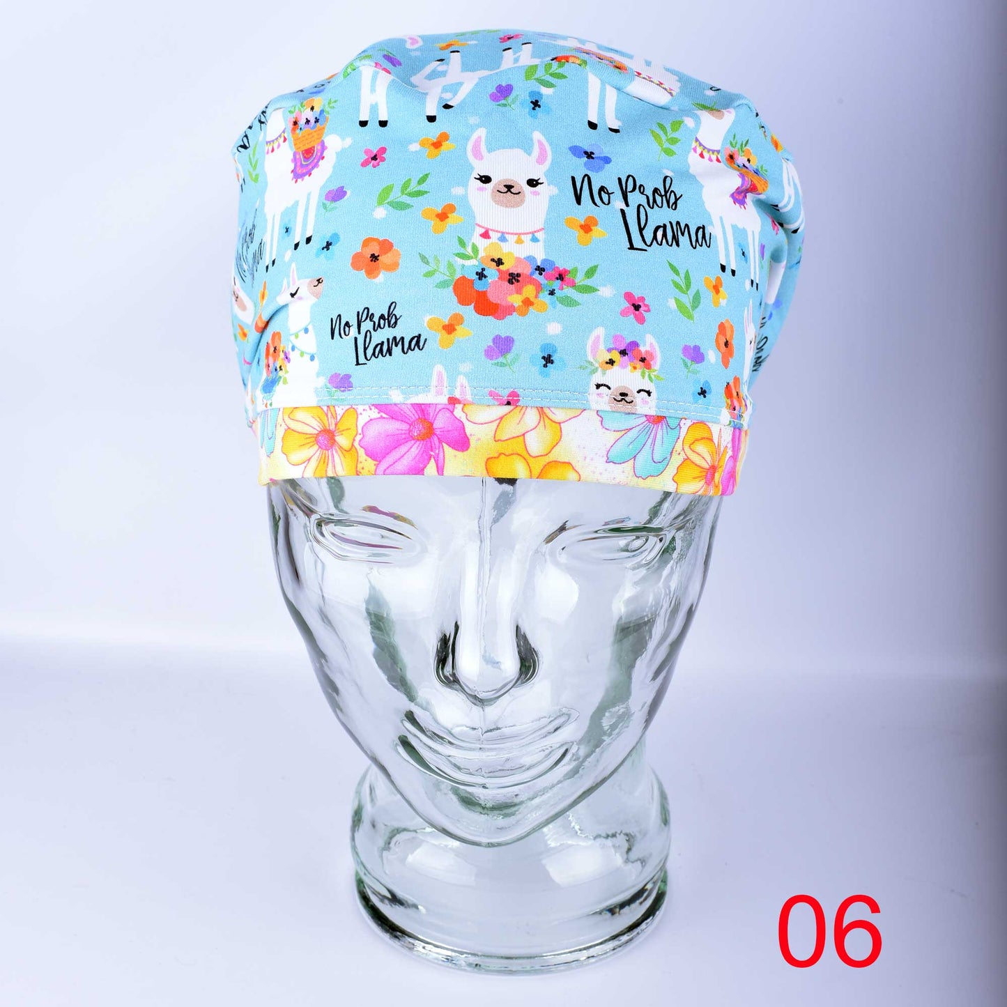 No Prob Llama Scrub Cap