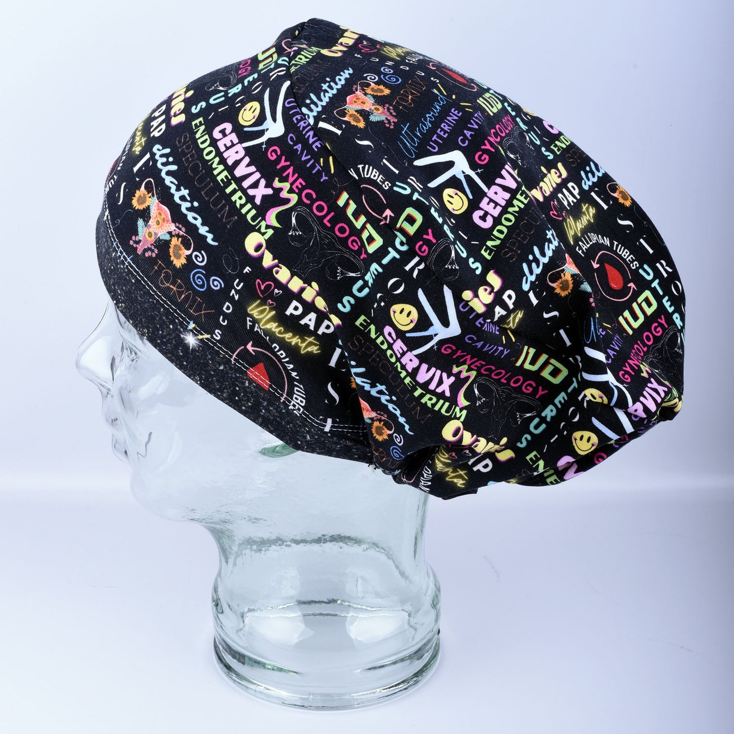 OB Gyn Words Scrub Cap