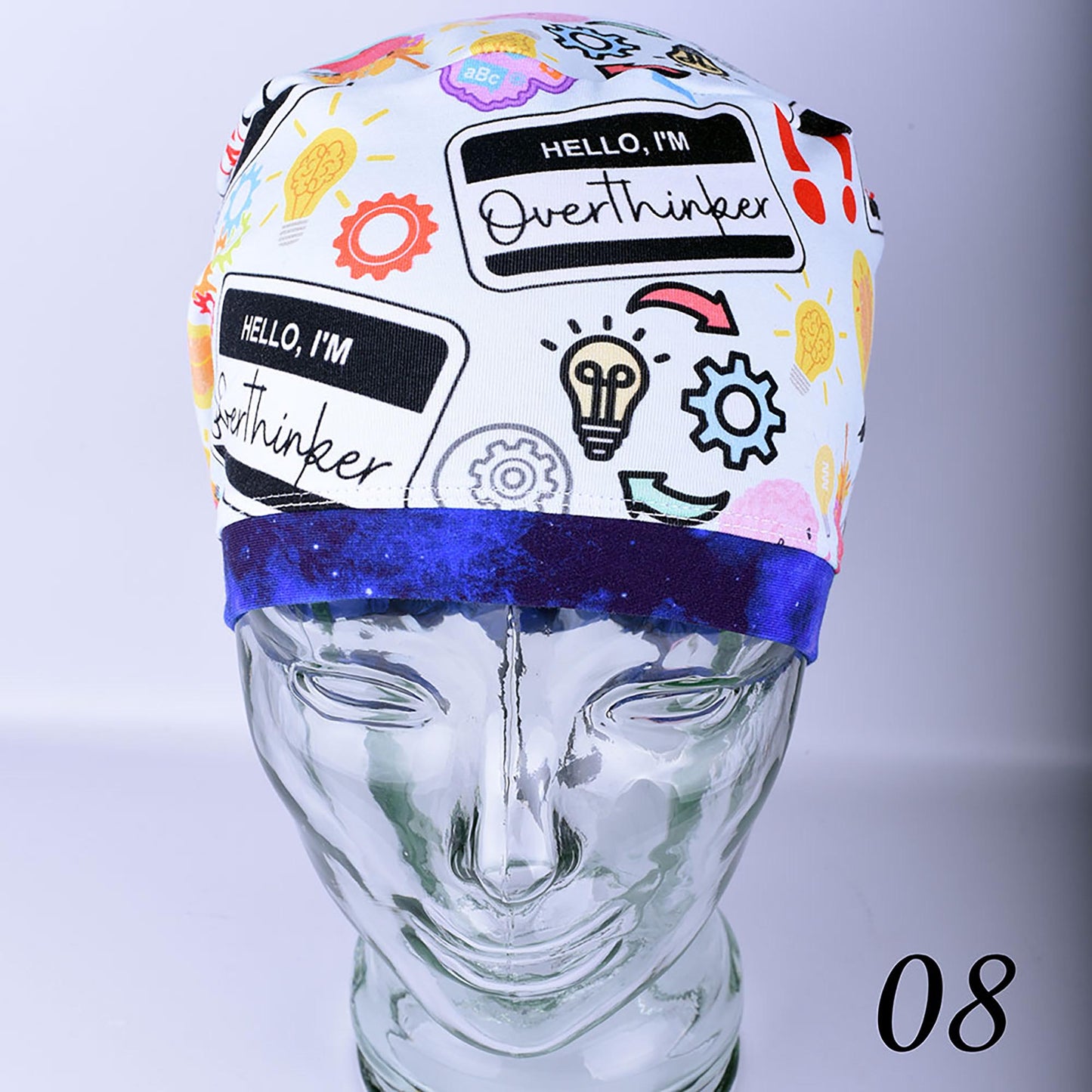 Overthinker Scrub Cap