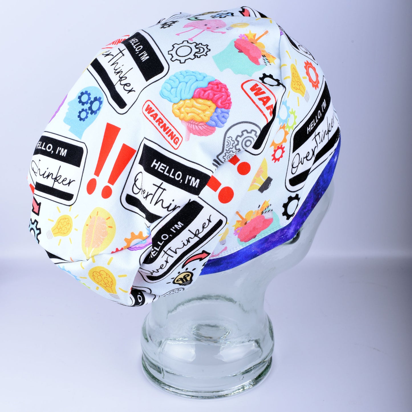 Overthinker Scrub Cap