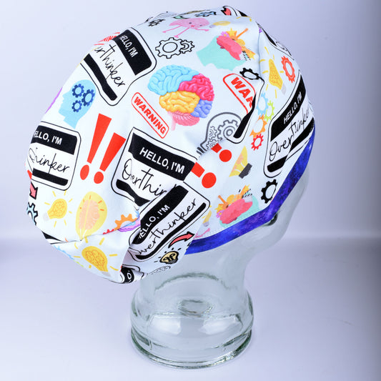 Overthinker Scrub Cap