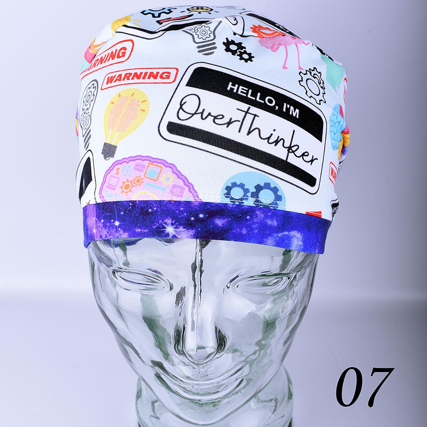 Overthinker Scrub Cap