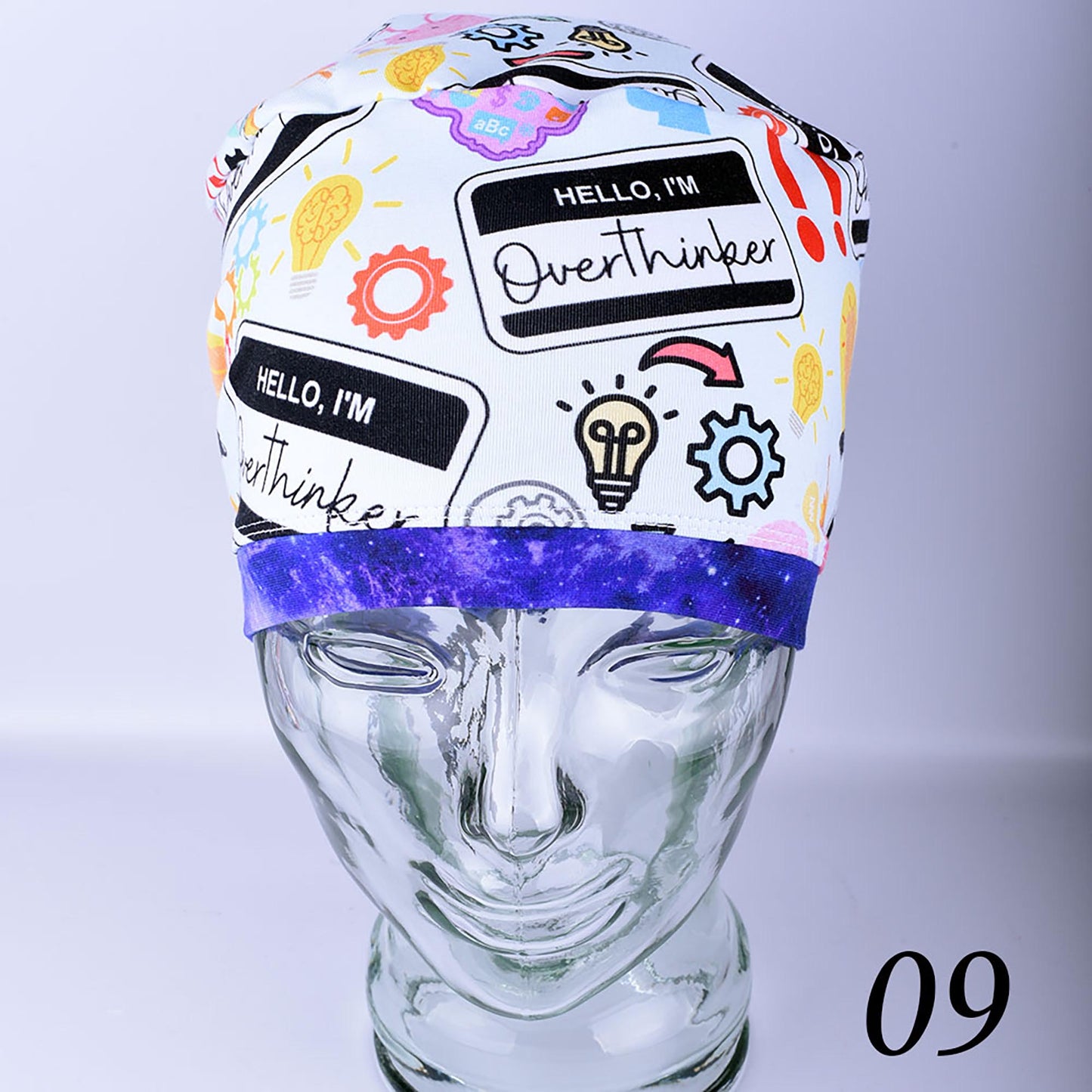 Overthinker Scrub Cap
