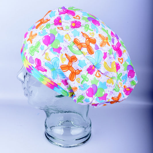 Party Balloons Scrub Cap
