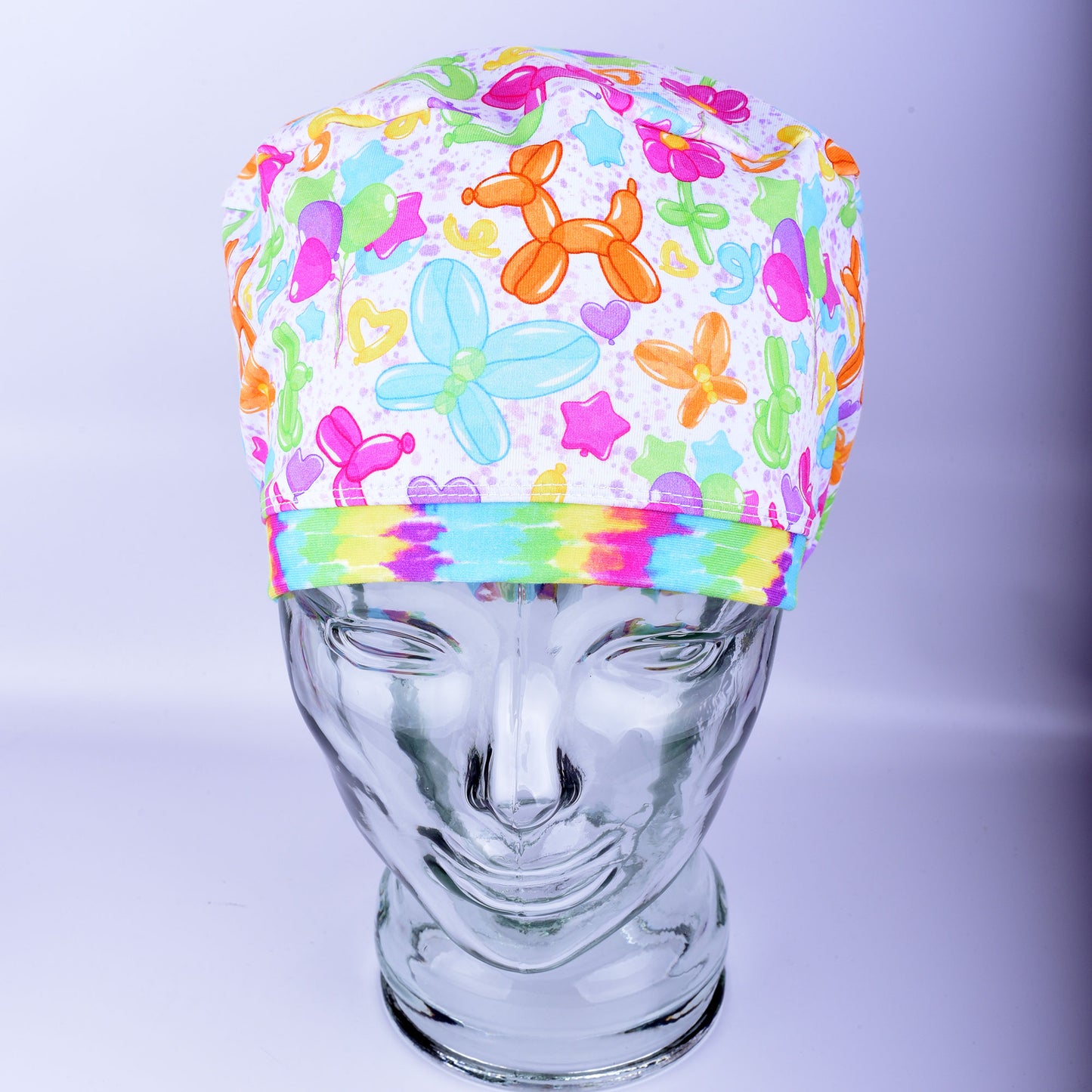 Party Balloons Scrub Cap